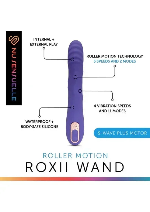 RoxiiRollerMotionWandbyNuSensuelle9 @ Happytoys Sexshop: online sex shop for Feeling Happy & Easy ๐ the erotic store owned by a woman