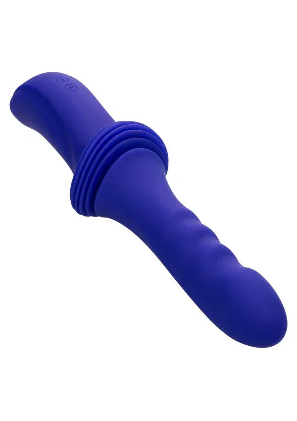 Bestel: Sex Machine Ridged Thruster Purple by CalExotics - bij Happytoys.nl, happytoys.be, Happytoys.ae: erotische sex webshop | liever Happy dan Easy ⭐⭐⭐⭐⭐