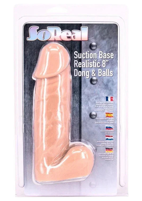 Bestel: So Real Dong 20 cm by Seven Creations - bij Happytoys.nl, happytoys.be, Happytoys.ae: erotische sex webshop | liever Happy dan Easy ⭐⭐⭐⭐⭐