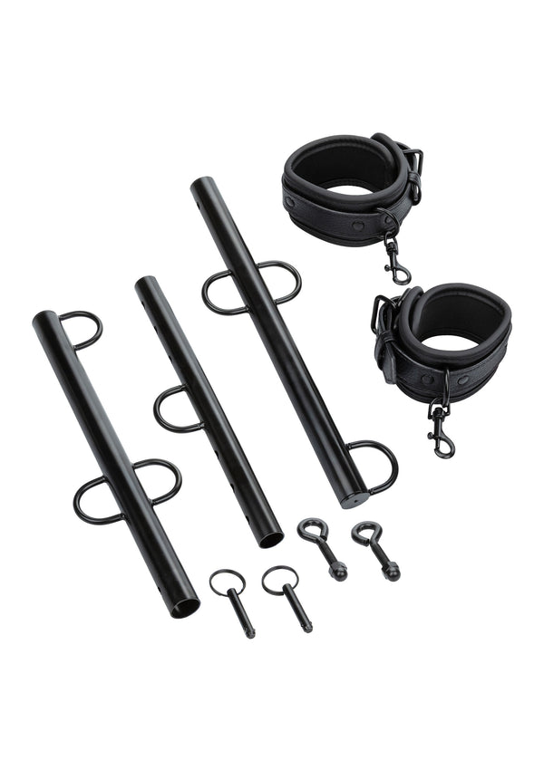 Bestel: Spreader Bar with Cuffs by CalExotics Nocturnal - bij Happytoys.nl, happytoys.be, Happytoys.ae: erotische sex webshop | liever Happy dan Easy âââââ