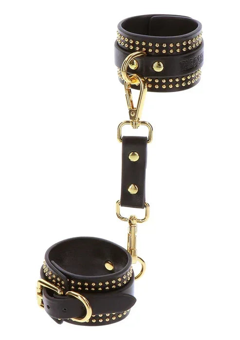 Bestel: Studded Ankle Cuffs Set by Taboom - bij Happytoys.nl, happytoys.be, Happytoys.ae: erotische sex webshop | liever Happy dan Easy ⭐⭐⭐⭐⭐
