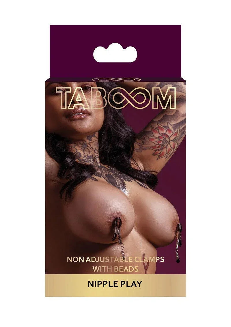 Bestel: Nipple Play Non Adjustable Clamps Beads by Taboom - bij Happytoys.nl, happytoys.be, Happytoys.ae: erotische sex webshop | liever Happy dan Easy âââââ