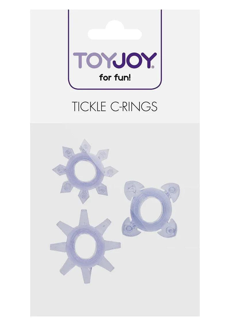 Bestel: Basics Tickle C - Rings by ToyJoy - bij Happytoys.nl, happytoys.be, Happytoys.ae: erotische sex webshop | liever Happy dan Easy ⭐⭐⭐⭐⭐