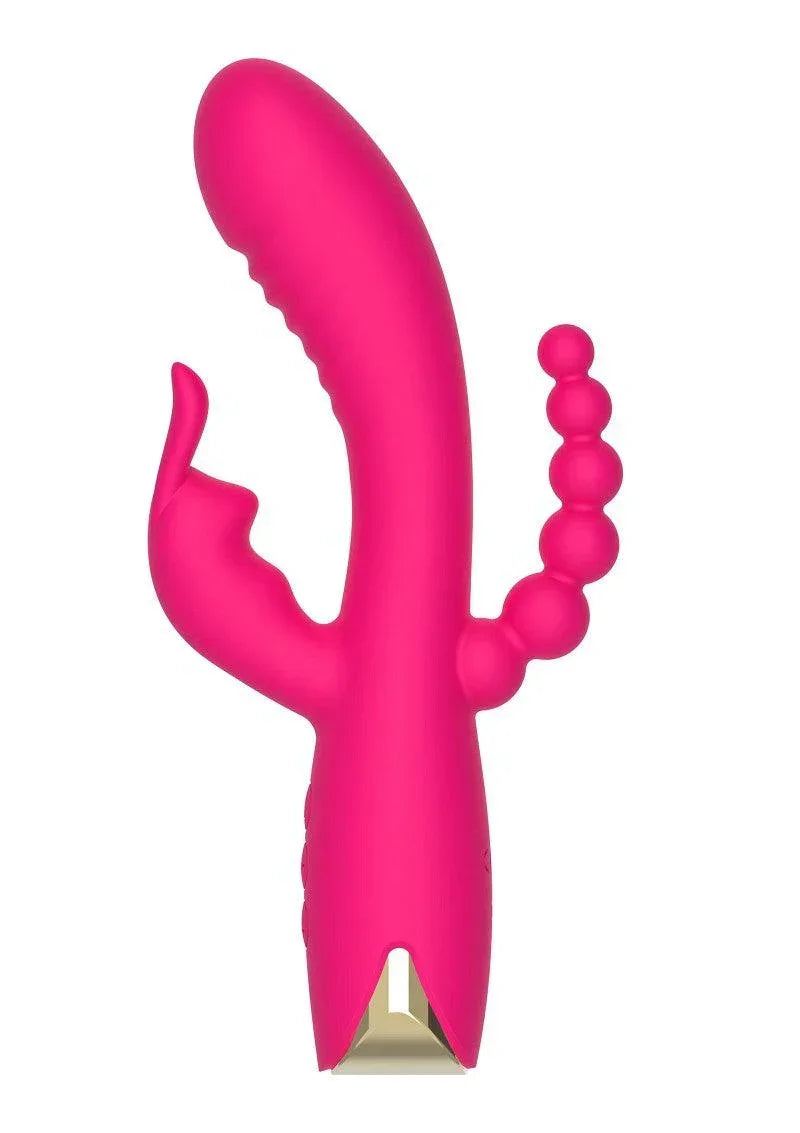 Bestel: Designer Edition Aphrodite Triple Vibrator by ToyJoy - vibrators bij Happytoys.nl, happytoys.be, Happytoys.ae: erotische sex webshop | liever Happy dan Easy ⭐⭐⭐⭐⭐
