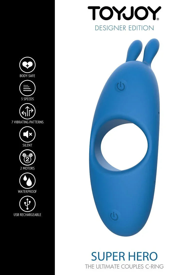 Bestel: Superhero Couples C - Ring by ToyJoy - bij Happytoys.nl, happytoys.be, Happytoys.ae: erotische sex webshop | liever Happy dan Easy âââââ