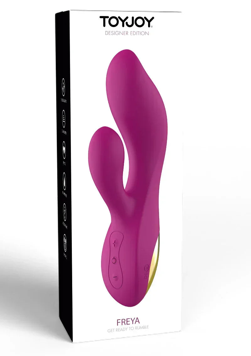 Bestel: Designer Edition Freya Rumble Vibrator by ToyJoy - bij Happytoys.nl, happytoys.be, Happytoys.ae: erotische sex webshop | liever Happy dan Easy ⭐⭐⭐⭐⭐