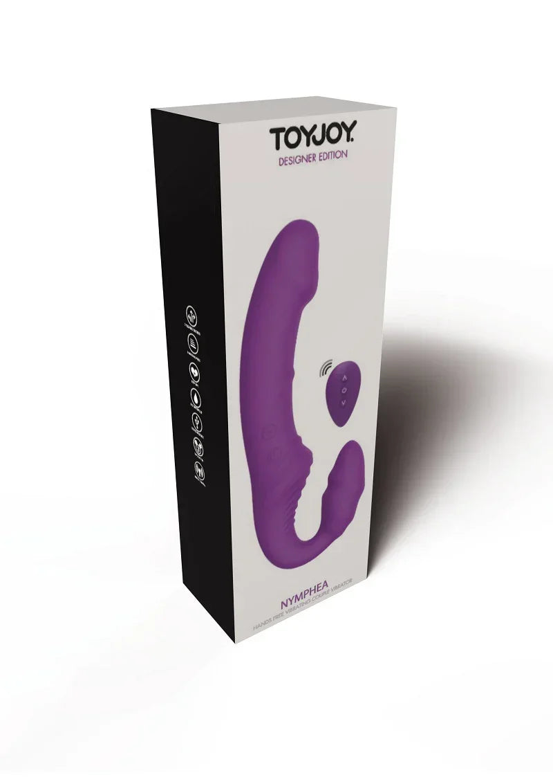 Bestel: Designer Edition Nymphea Vibrating Strap - On by Toyjoy - bij Happytoys.nl, happytoys.be, Happytoys.ae: erotische sex webshop | liever Happy dan Easy ⭐⭐⭐⭐⭐