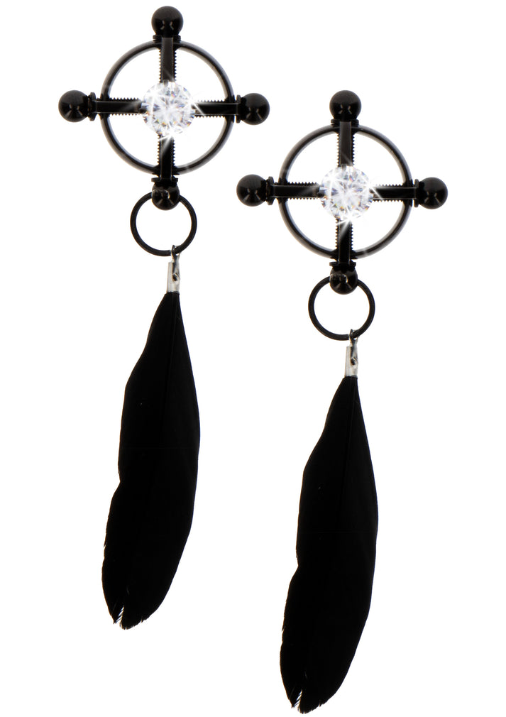 Bestel: Velvet Feather Clamps by Taboom Nipple Play - bij Happytoys.nl, happytoys.be, Happytoys.ae: erotische sex webshop | liever Happy dan Easy âââââ