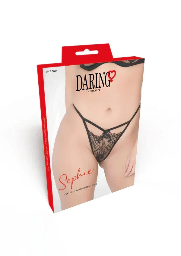 VerysexyembroideredstringbyDaringIntimates5 @ Happytoys Sexshop: online sex shop for Feeling Happy & Easy π the erotic store owned by a woman