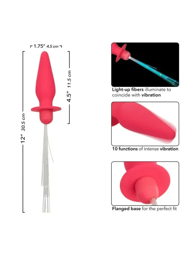 Bestel: Vibrating Light Up Anal Probe by CalExotics - bij Happytoys.nl, happytoys.be, Happytoys.ae: erotische sex webshop | liever Happy dan Easy ⭐⭐⭐⭐⭐
