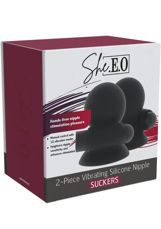 VibratingNippleSuckersbyShe.E.O.2 @ Happytoys Sexshop: online sex shop for Feeling Happy & Easy 😊 the erotic store owned by a woman