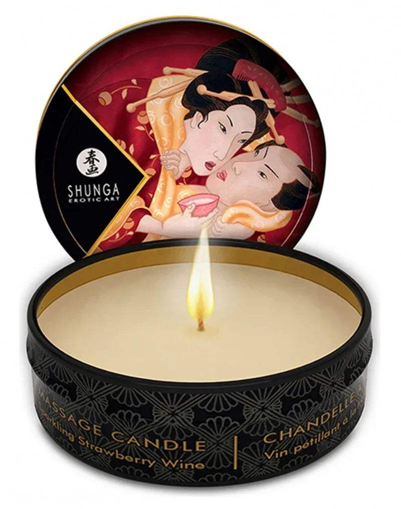 shunga-mini-massage-candle-sparkling-strawberry-wine-30-ml_01_1164bf6c-7c8a-41d7-b292-e0b33c82d014 @ Happytoys Sexshop: online sex shop for Feeling Happy & Easy 😊 the erotic store owned by a woman