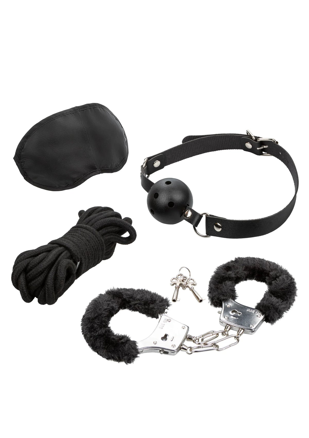 Bestel: Explorer Collection BDSM set by CalExotics Pleasure Kits - BDSM sets bij Happytoys.nl, happytoys.be, Happytoys.ae: erotische sex webshop | liever Happy dan Easy ⭐⭐⭐⭐⭐ - Default Title - 27693 - BLACK