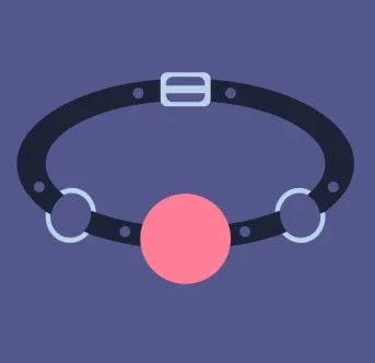 Ball Gag - Happytoys Sexshop: online sex shop for Feeling Happy & Easy 😊 - Discreet geleverd