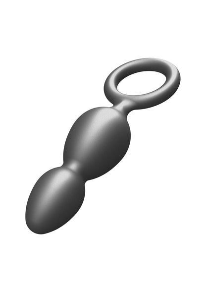 Bestel: Buttocks The Plugger 2 - Balls Metallic Silicone Plug by ToyJoy - bij Happytoys: de erotische sex webshop | liever Happy dan Easy ⭐⭐⭐⭐⭐