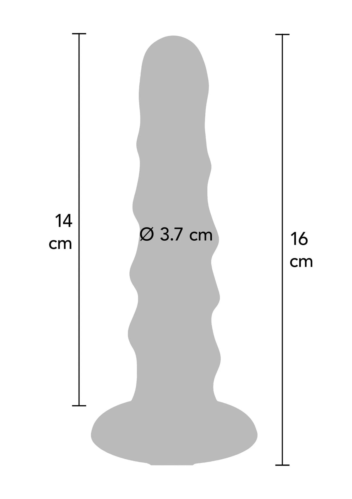 Bestel: Harness Dong Ribbed Silicone 16 cm - bij Happytoys: de erotische sex webshop | liever Happy dan Easy ⭐⭐⭐⭐⭐