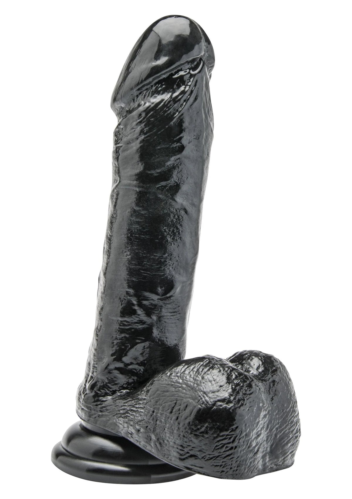 Bestel: Dildo PVC 18 cm Black by ToyJoy - bij Happytoys: de erotische sex webshop | liever Happy dan Easy ⭐⭐⭐⭐⭐ - Default Title - 10166 - BLACK