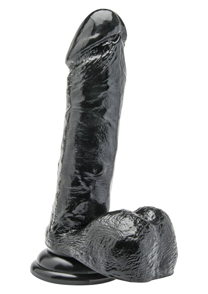 Bestel: Dildo PVC 18 cm Black by ToyJoy - bij Happytoys: de erotische sex webshop | liever Happy dan Easy ⭐⭐⭐⭐⭐ - Default Title - 10166 - BLACK