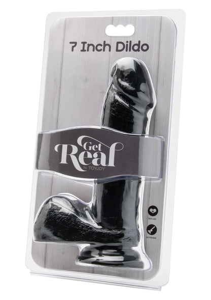 Bestel: Dildo PVC 18 cm Black by ToyJoy - bij Happytoys: de erotische sex webshop | liever Happy dan Easy ⭐⭐⭐⭐⭐