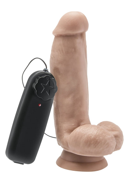 Bestel: Get Real Dildo 6' with Balls Vibrator by ToyJoy - bij Happytoys: de erotische sex webshop | liever Happy dan Easy ⭐⭐⭐⭐⭐ - Default Title - 10170 - SKIN