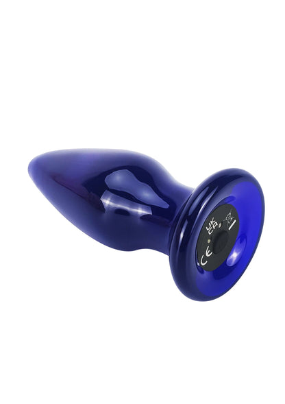 Bestel: Shining Vibrating Glass Plug - bij Happytoys: de erotische sex webshop | liever Happy dan Easy ⭐⭐⭐⭐⭐