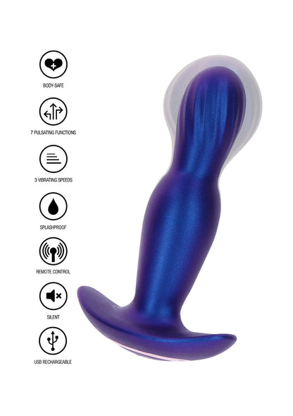 The Stout Inflating Vibrating Plug by ToyJoy Buttocks