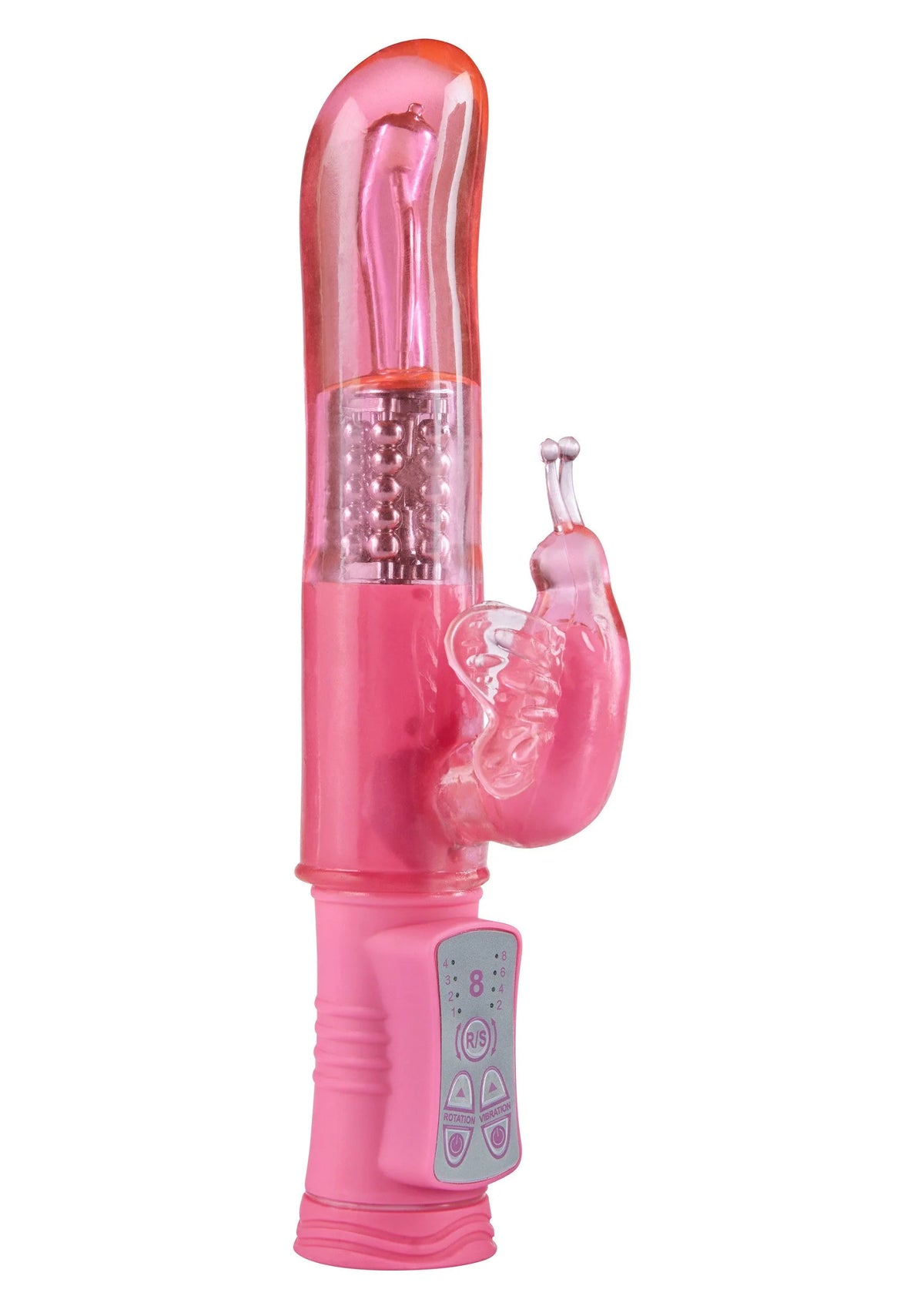Bestel: The Rabbits Happy Hugging Butterfly Vibrator by ToyJoy - bij Happytoys: de erotische sex webshop | liever Happy dan Easy ⭐⭐⭐⭐⭐ - Default Title - 10257 - PINK