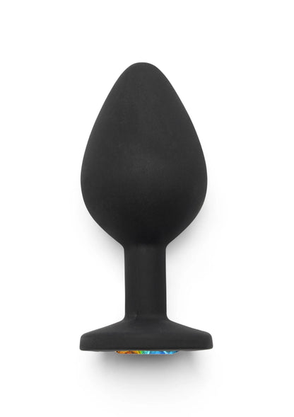 Bestel: Rainbow Booty Jewel Medium - bij Happytoys: de erotische sex webshop | liever Happy dan Easy ⭐⭐⭐⭐⭐