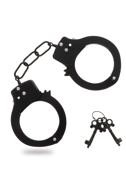 Bestel: Metal Handcuffs by ToyJoy - bij Happytoys: de erotische sex webshop | liever Happy dan Easy ⭐⭐⭐⭐⭐ - Zwart - 10351 - BLACK
