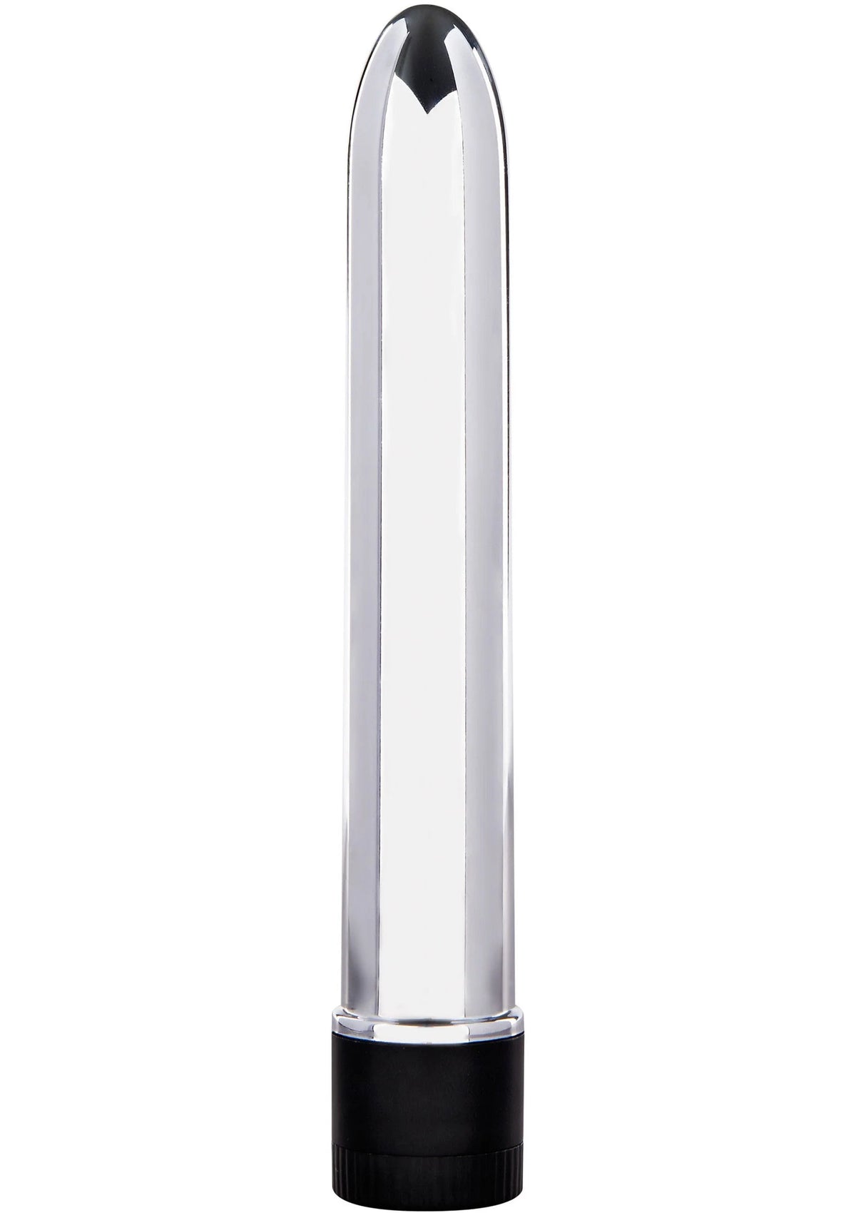 Bestel: Retro Ultra Slimline Vibrator - bij Happytoys: de erotische sex webshop | liever Happy dan Easy ⭐⭐⭐⭐⭐ - Default Title - 10367 - SILVER