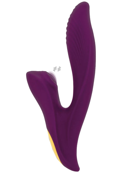 Bestel: Designer Edition Athena Tapping Sensation Vibe by ToyJoy - bij Happytoys: de erotische sex webshop | liever Happy dan Easy ⭐⭐⭐⭐⭐ - Default Title - 10370 - PURPLE