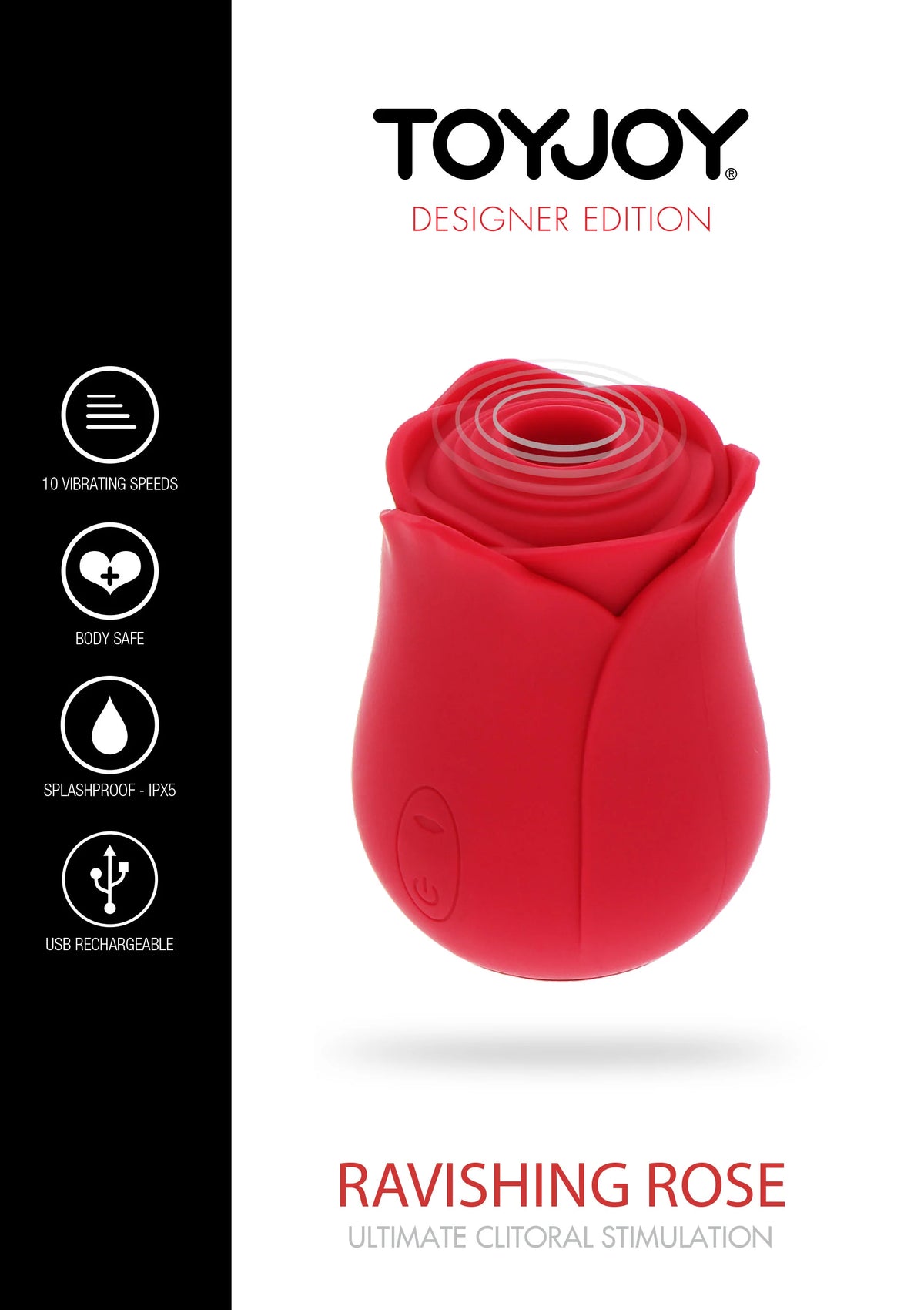 Bestel: Ravishing Rose Pulse Stimulator by ToyJoy - bij Happytoys: de erotische sex webshop | liever Happy dan Easy ⭐⭐⭐⭐⭐