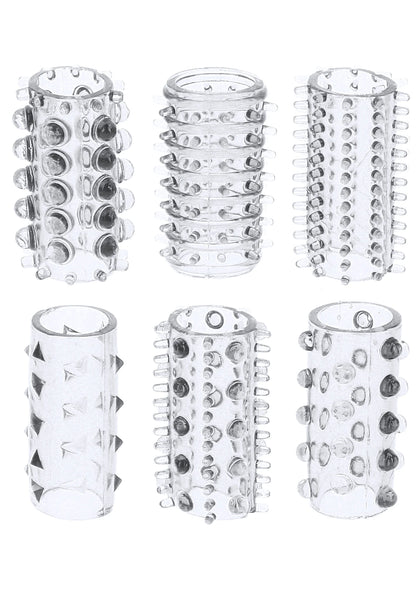 Bestel: Power Penis Sleeve Set - bij Happytoys: de erotische sex webshop | liever Happy dan Easy ⭐⭐⭐⭐⭐ - Default Title - 10455 - CLEAR
