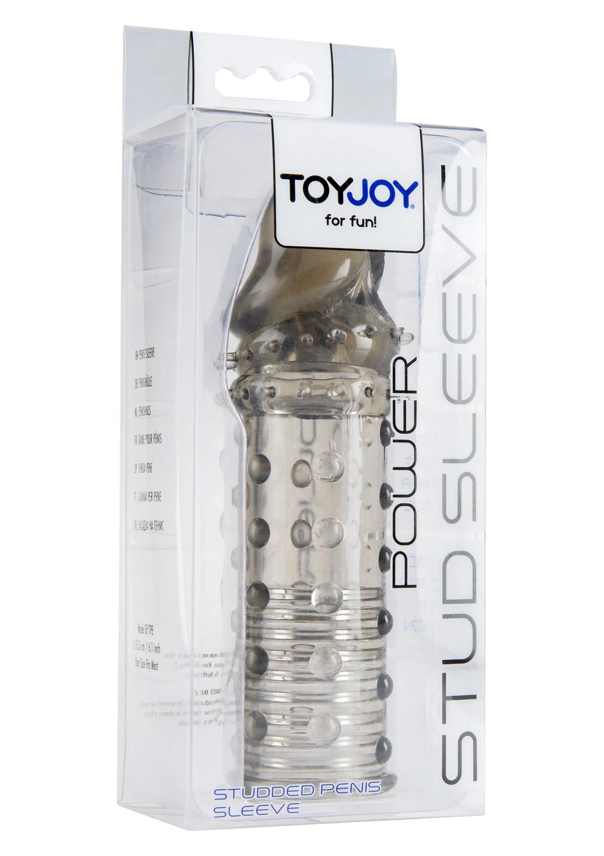Bestel: Manpower Power Stud Sleeve by ToyJoy - bij Happytoys: de erotische sex webshop | liever Happy dan Easy ⭐⭐⭐⭐⭐