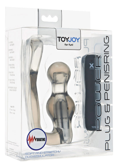 Bestel: Manpower Power Plug & Penisring Vibrating by ToyJoy - bij Happytoys: de erotische sex webshop | liever Happy dan Easy ⭐⭐⭐⭐⭐
