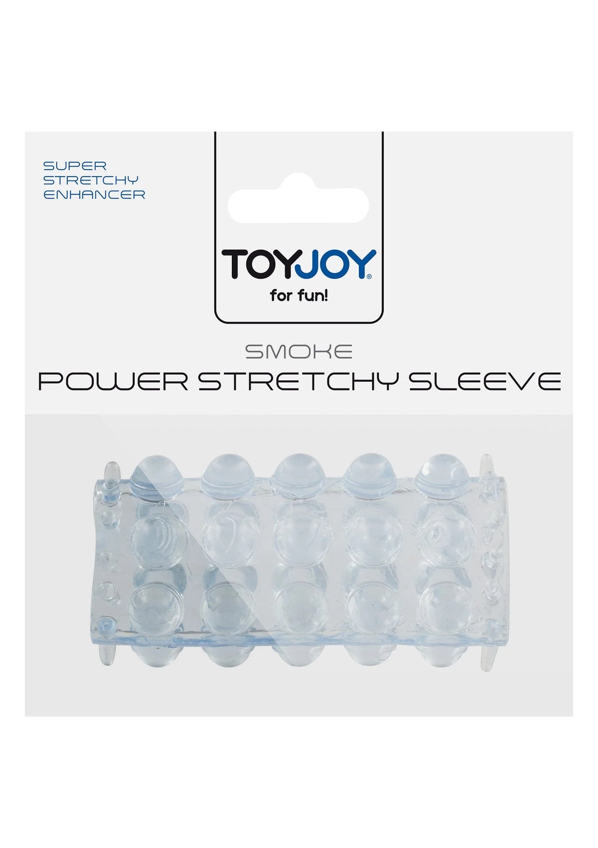 Bestel: Power Stretchy Sleeve Blue by ToyJoy - bij Happytoys: de erotische sex webshop | liever Happy dan Easy ⭐⭐⭐⭐⭐