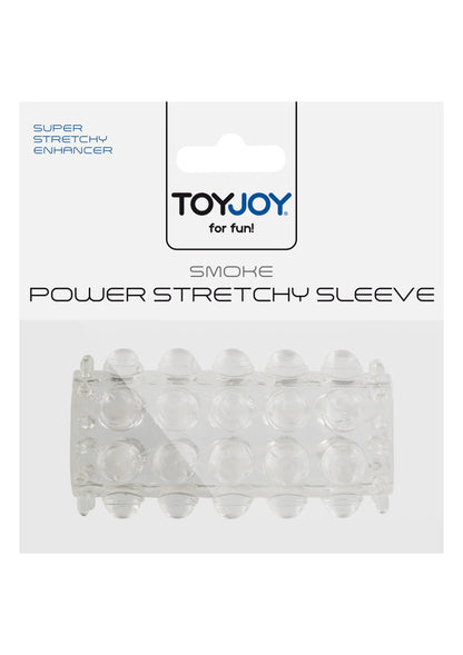 Bestel: Power Stretchy Sleeve Blue by ToyJoy - bij Happytoys: de erotische sex webshop | liever Happy dan Easy ⭐⭐⭐⭐⭐