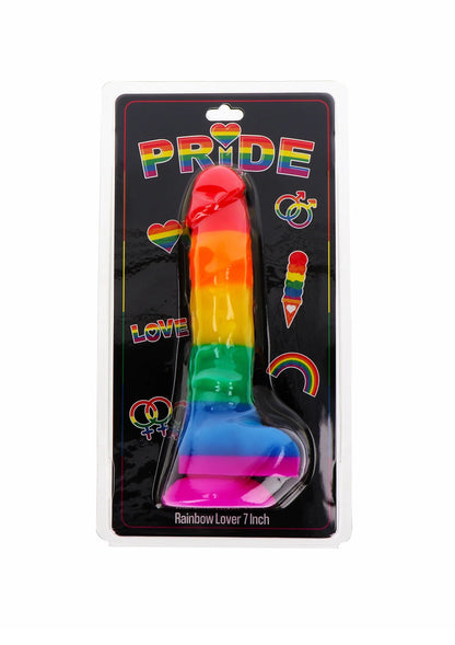 Bestel: Rainbow Lover Dildo 18 cm - bij Happytoys: de erotische sex webshop | liever Happy dan Easy ⭐⭐⭐⭐⭐