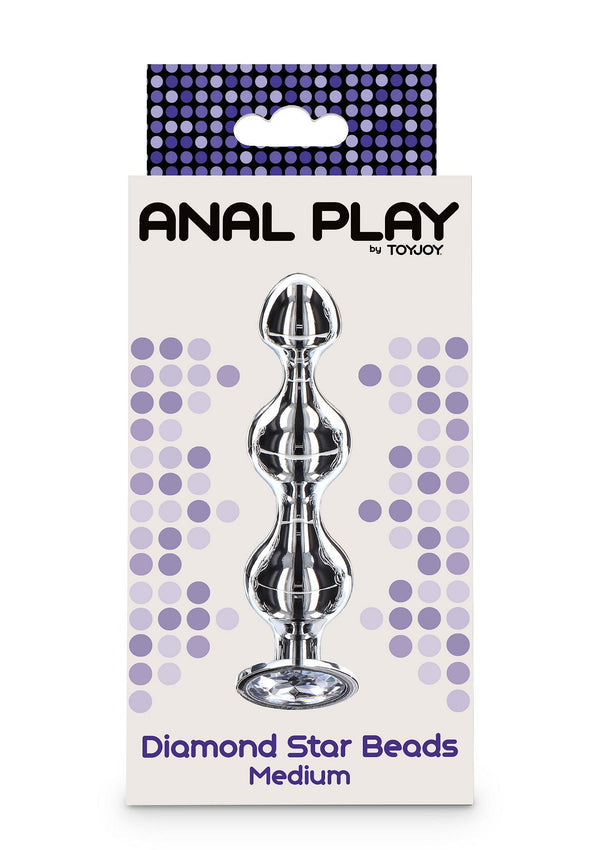 Diamond Star Beads Medium by ToyJoy Anal Play