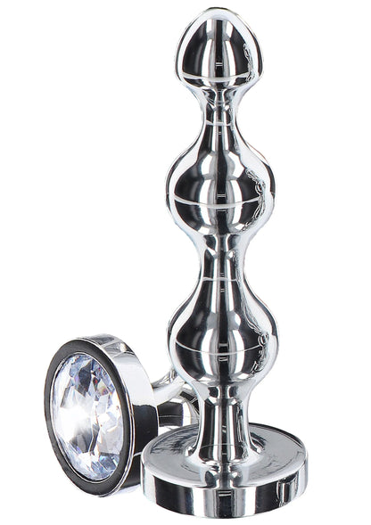Bestel: Diamond Star Beads Large by ToyJoy Anal Play - bij Happytoys.nl, happytoys.be, Happytoys.ae: erotische sex webshop | liever Happy dan Easy ⭐⭐⭐⭐⭐ - Default Title - 10578 - SILVER