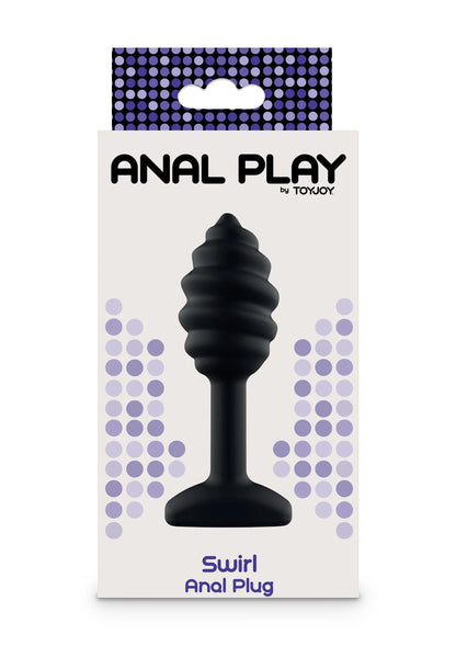 Bestel: Anal Play Swirl Anal Plug by ToyJoy - bij Happytoys: de erotische sex webshop | liever Happy dan Easy ⭐⭐⭐⭐⭐