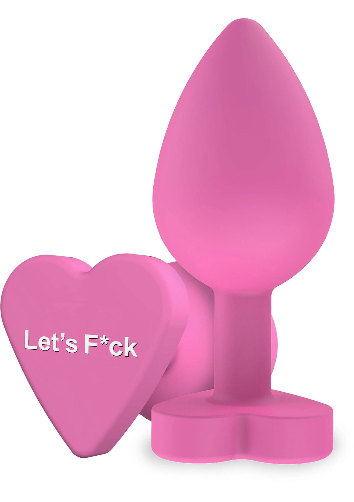 Bestel: Let's Fuck Buttplug by Toyjoy - bij Happytoys: de erotische sex webshop | liever Happy dan Easy ⭐⭐⭐⭐⭐ - Default Title - 10584 - PINK