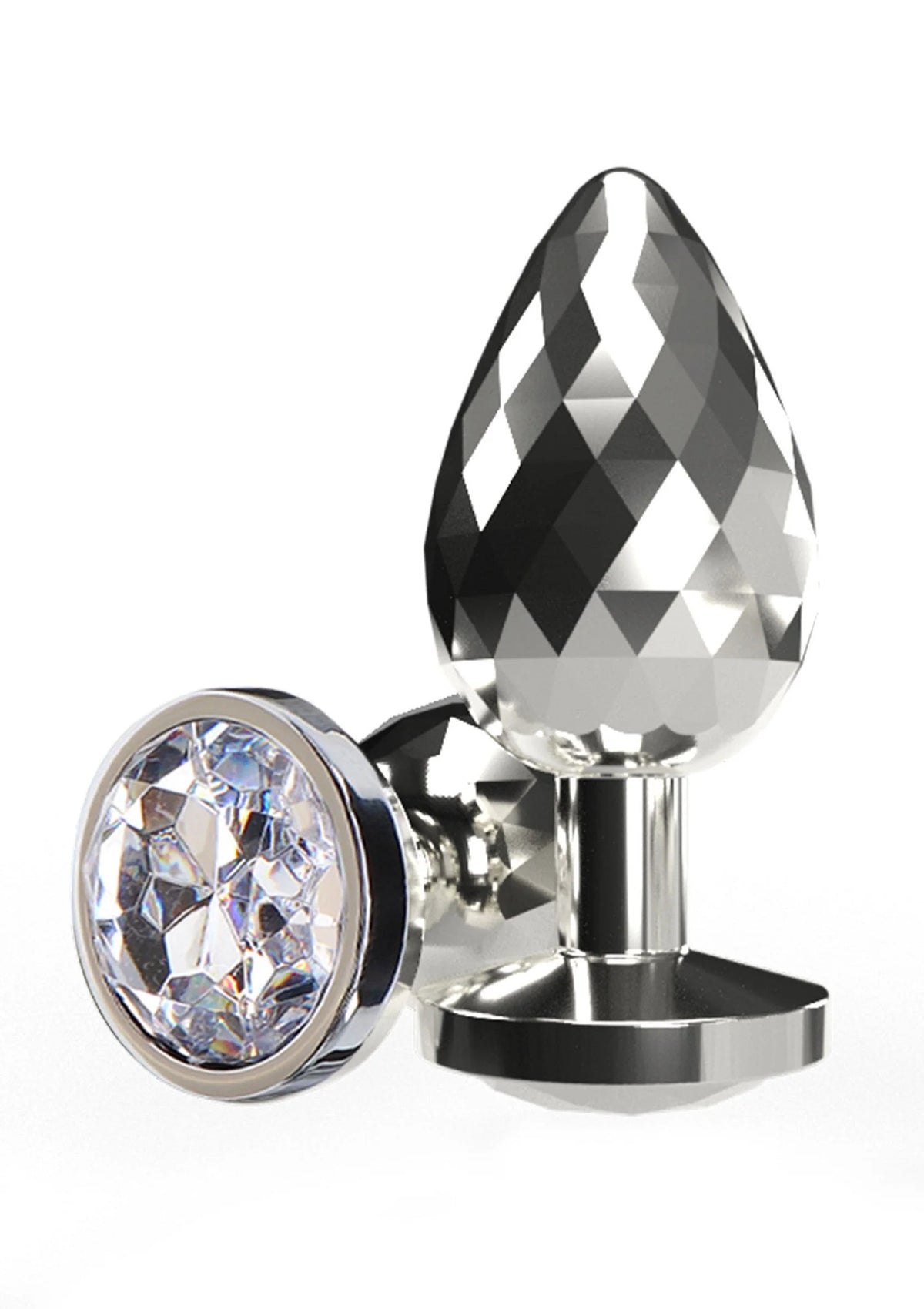 Bestel: Disco Diamond Plug Medium by ToyJoy Anal Play - bij Happytoys.nl, happytoys.be, Happytoys.ae: erotische sex webshop | liever Happy dan Easy ⭐⭐⭐⭐⭐ - Default Title - 10598 - SILVER