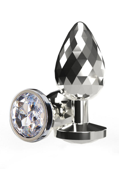 Bestel: Disco Diamond Plug Medium by ToyJoy Anal Play - bij Happytoys.nl, happytoys.be, Happytoys.ae: erotische sex webshop | liever Happy dan Easy ⭐⭐⭐⭐⭐ - Default Title - 10598 - SILVER
