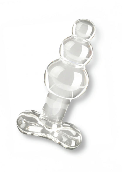 Bestel: Crystal Anal Jewel by Toy Joy Glass Worxx - bij Happytoys: de erotische sex webshop | liever Happy dan Easy ⭐⭐⭐⭐⭐ - Default Title - 10611 - CLEAR