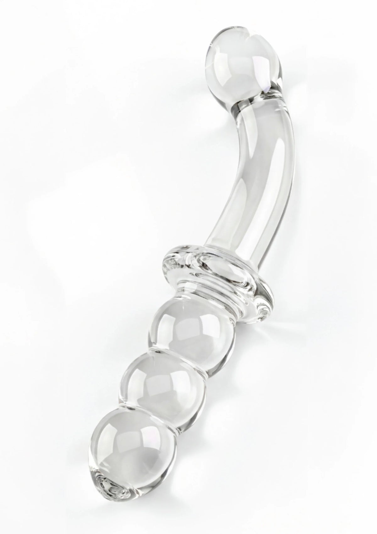 Bestel: Dual - Ended Anal & G - spot Dildo byToyJoy Glass Worxx - vibrators bij Happytoys.nl, happytoys.be, Happytoys.ae: erotische sex webshop | liever Happy dan Easy ⭐⭐⭐⭐⭐ - Default Title - 10621 - CLEAR