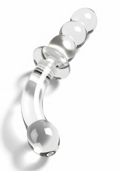Dual-Ended Anal & G-spot Dildo byToyJoy Glass Worxx