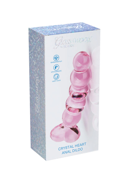 Crystal Heart Anal Dildo