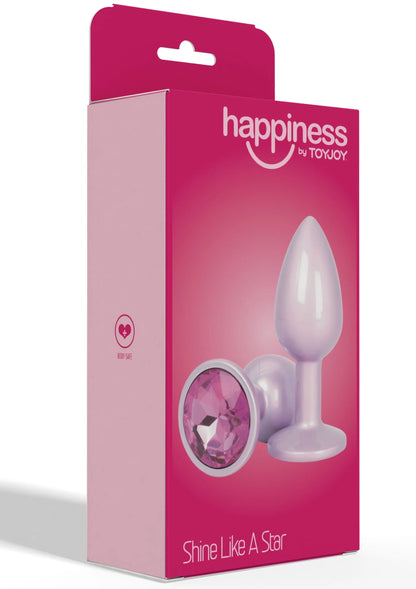 Bestel: Happiness Shine Like A Star Buttplug Rose Gold by Toyjoy - bij Happytoys: de erotische sex webshop | liever Happy dan Easy ⭐⭐⭐⭐⭐