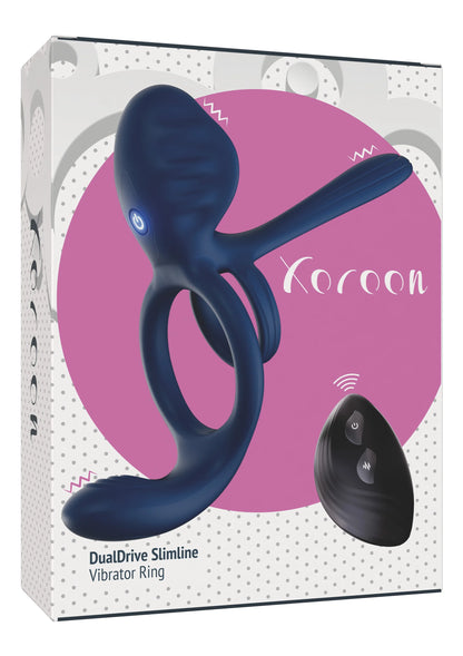 Bestel: Dualdrive Couples Slimline Vibrator Ring by Xocoon - Vibrerende cockring bij Happytoys.nl, happytoys.be, Happytoys.ae: erotische sex webshop | liever Happy dan Easy ⭐⭐⭐⭐⭐